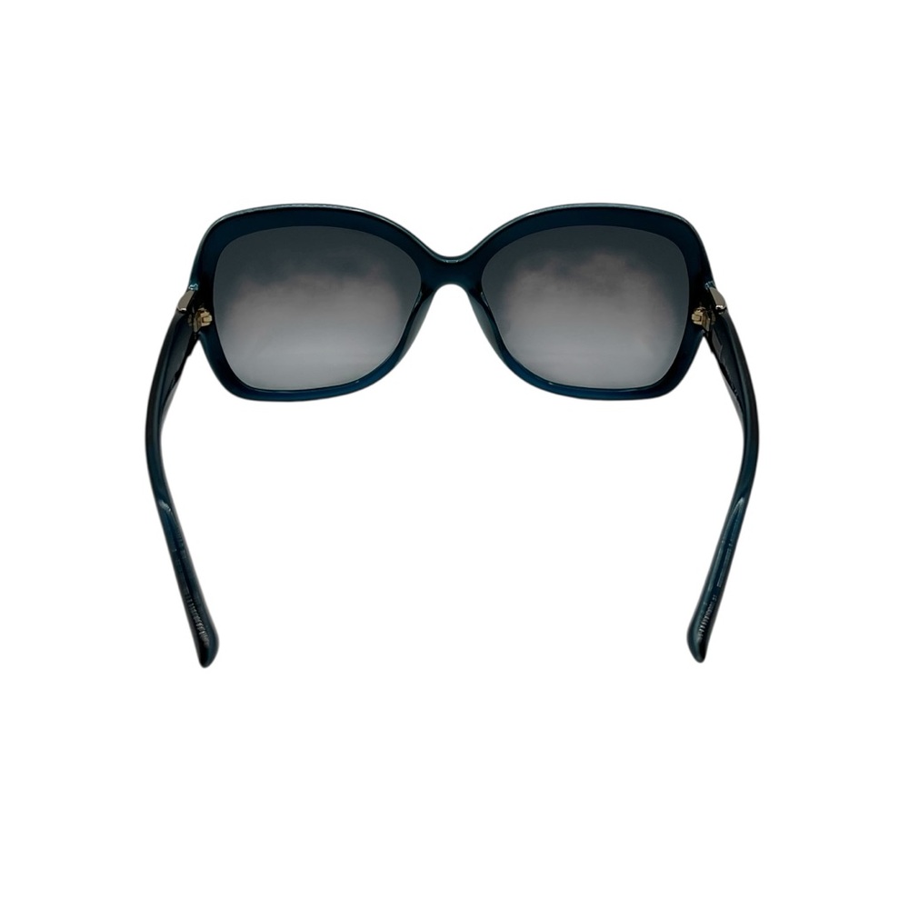 Salvatore Ferragamo Oversized Blue Butterfly Sunglasses w/ Case - Picture 6 of 7